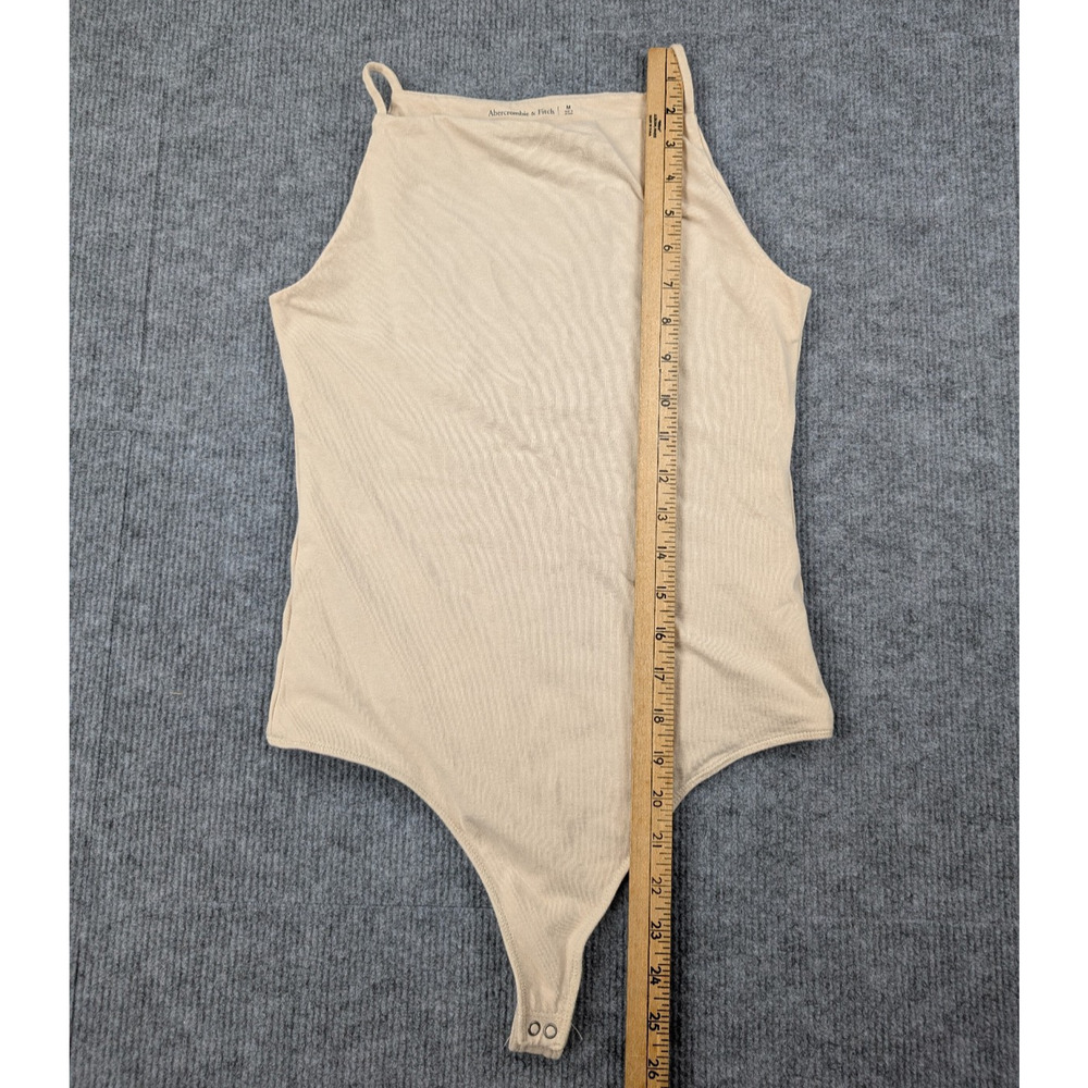 Abercrombie & Fitch Beige/Tan High Neck Bodysuit - Picture 6 of 6